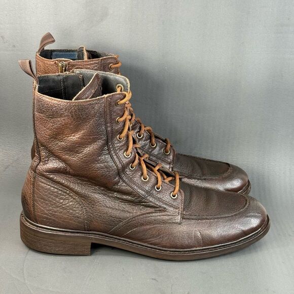Cole Haan Jameson leather waterproof brown  boots mens size 13 - Picture 1 of 9